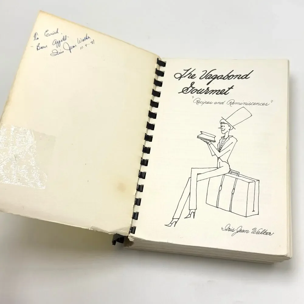 Vagabond Gourmet Cookbook Vintage 1980s Ethic Recipes Travel Europe Japan Hawaii